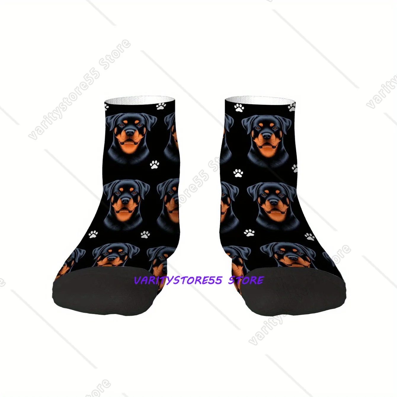 

Носки с рисунком ротвейлера, впитывающие пот носки в стиле Харадзюку, всесезонные носки, аксессуары для мужчин и женщин, подарки