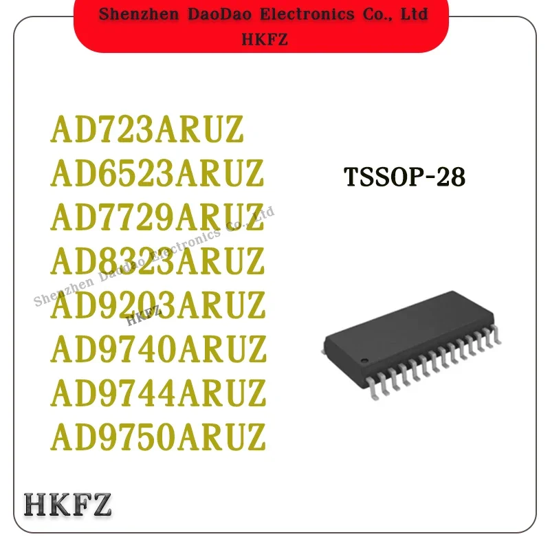 Quality Brand New AD723ARUZ AD6523ARUZ AD7729ARUZ AD8323ARUZ AD9203ARUZ AD9740ARUZ AD9744ARUZ AD9750ARUZ IC Chip TSSOP-28