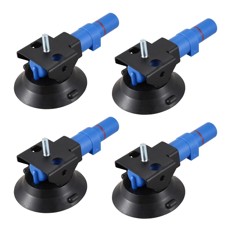 

4X 3 Inch Concave Vacuum Cup 75Mm Heavy Duty Hand Pump Suction Cup With M6 Threaded Stud