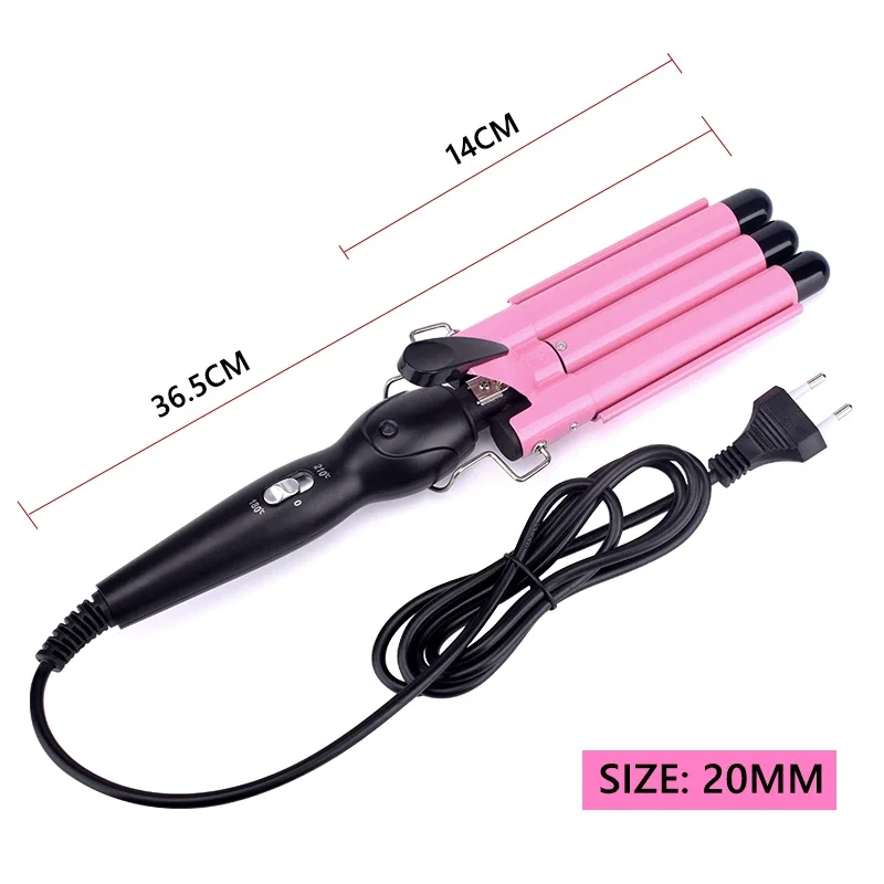 Professional Curling Iron Ceramic Triple Barrel Hair Curler Irons Hair Wave Waver Styling Tools Hair Styler Wand For Women