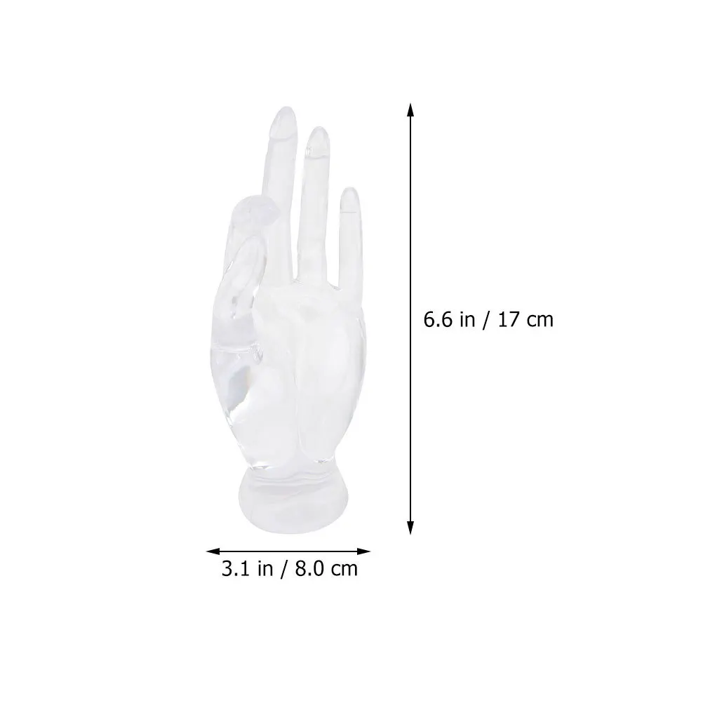 2Pcs Ring Display Racks Plastic High-End Hand Shape Ring Organizer for Retail Store Jewelry Holder Bracelet Display Holder