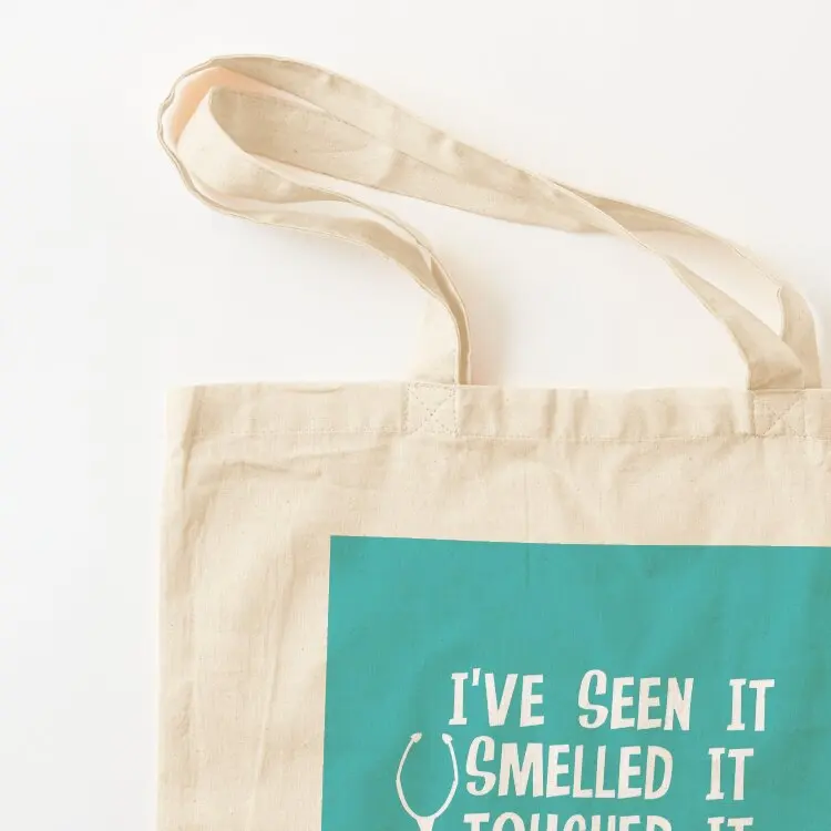 مضحك ممرضة التقاعد حمل حقيبة كبيرة حمل حقيبة الرجال القماش امرأة أكياس كبيرة للنساء