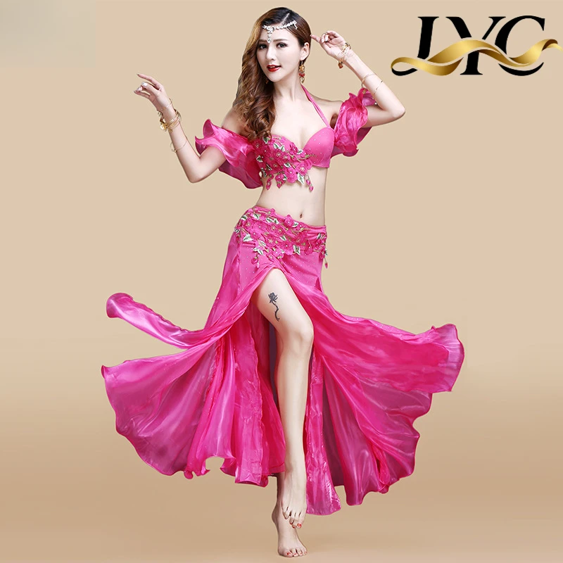Nouveau printemps été danse indienne danse du ventre soutien-gorge perlé scène Performance Costume ensemble pour femmes adultes