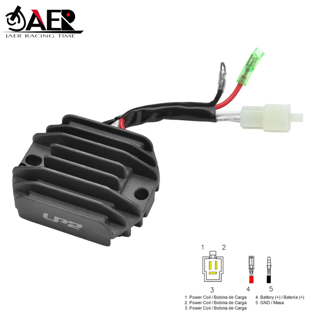 Regulador de voltaje para motocicleta, rectificador para Yamaha YFB 250 Timberwolf YFM 350 Big Bear YFM 400 Kodiak YFM 600 Grizzly
