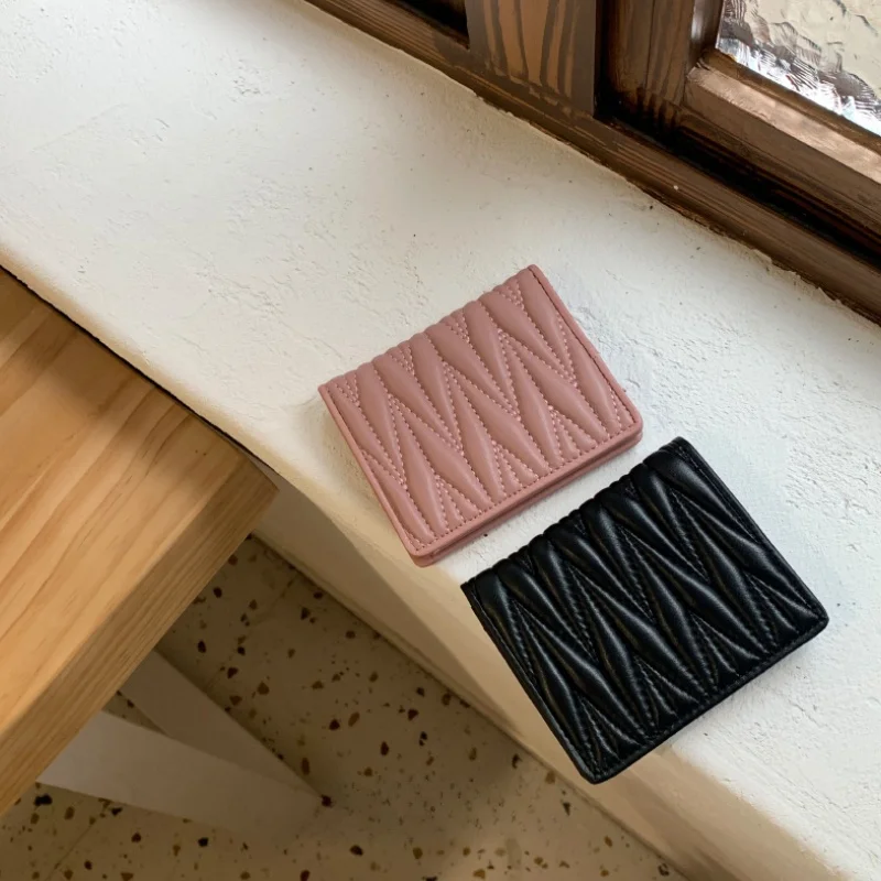 

Leather Coin Purse ort Sle Women's Wallet Cute Faionable Korean Version Cact Size Student Friendly Eary Brand