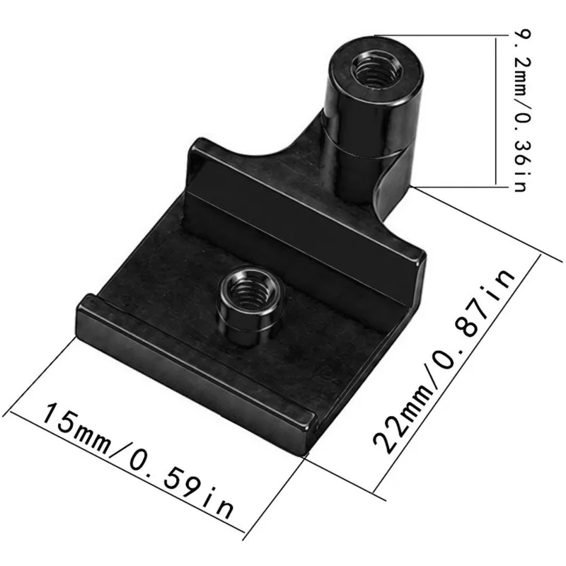 FBIL-Front Rear Shock Mount Bracket 4PCS 1/16 Scale Metal Support Holder For WPL C64 For TOYOTA Hilux RC Car