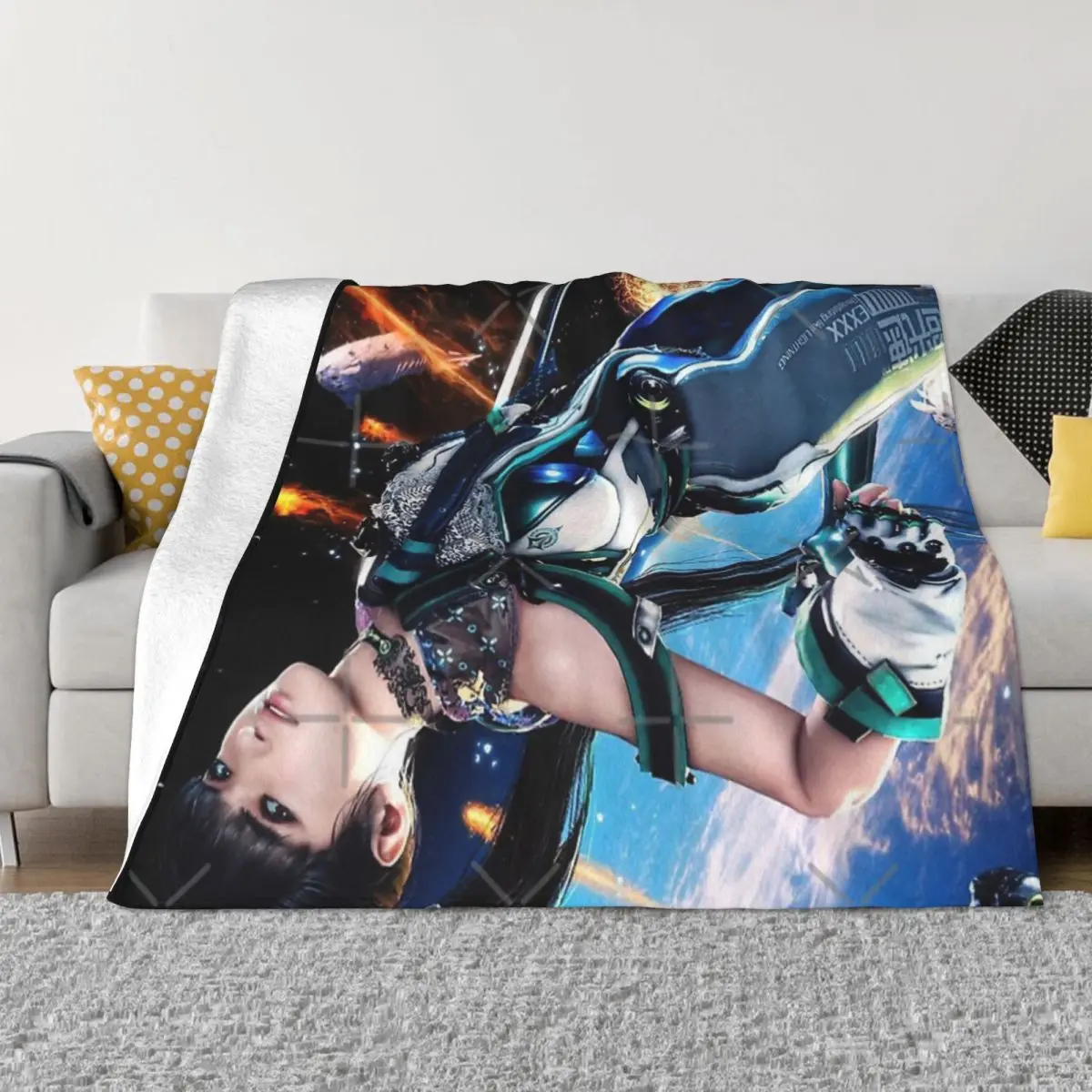 Stellar Blade Video Game Blanket Bedspread On The Bed Bed Set For Winter