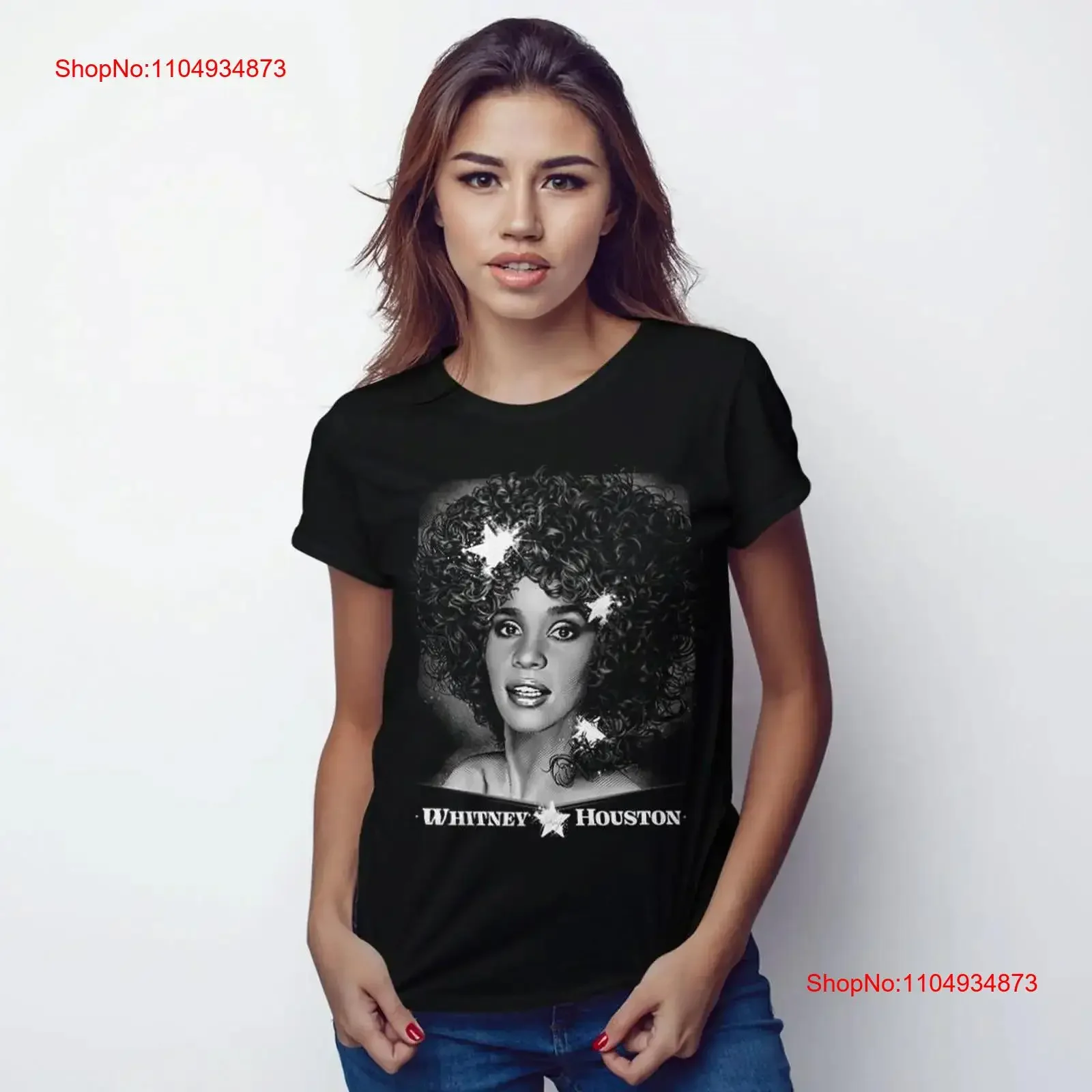 

Футболка Whitney Houston 100, хлопок, мужские и женские размеры MSC 852154, винтажная, универсальная, дышащая, слегка модная