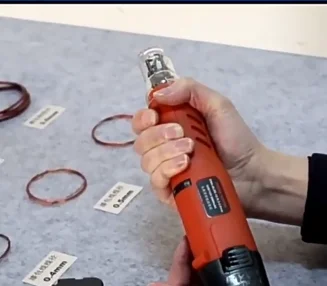 XC-0316 Electric Brushless Motor Handheld Wire Stripper - AC 100-240V, 0.3-3 Enameled Wire