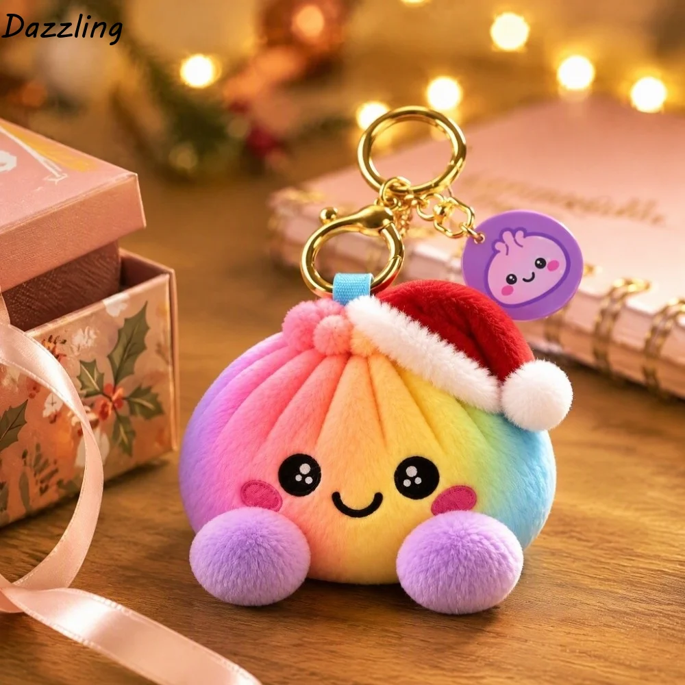 Stress Relief Soft Stress Ball Keychain Food Shaped Squishy Squishy Dumpling Cute Realistic Dumpling Keychain Backpack