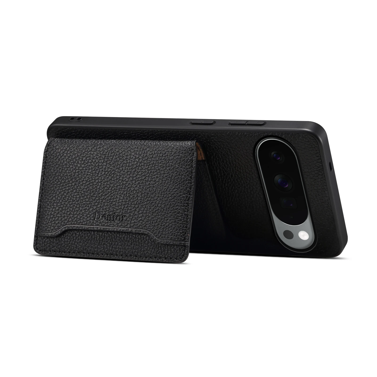 Magnetic Wireless Charging Phone Case Faux Leather Card Bag Wallet Stand Card Box Support for Google Pixel 10 Pro XL 9A 8 7 - view 5