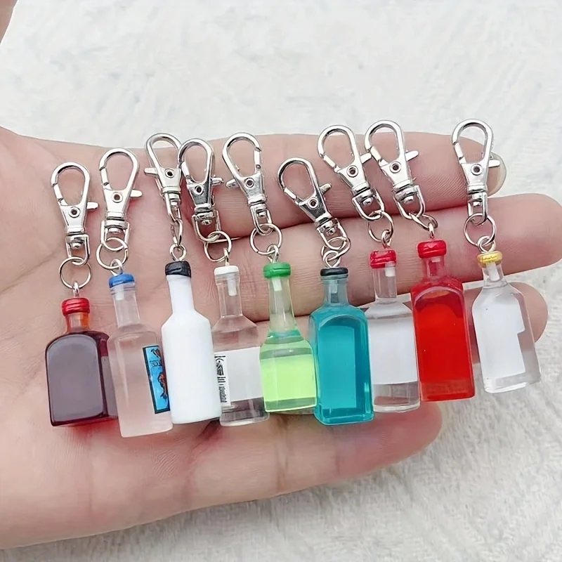 9pcs Resin Beer Bottle Keychai - Beer & Wine Jockey Plaza Shopping 评论和价格