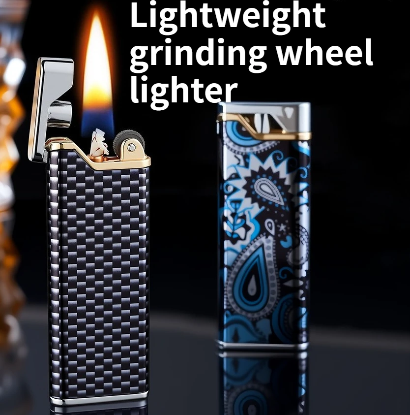 

New Creative Lightweight Grinding Wheel Lighter Personalized Explosion Proof Portable Lighter