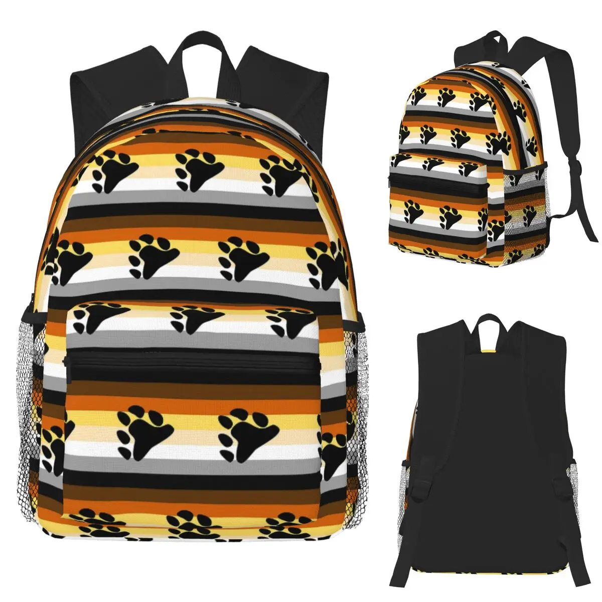 

ЛГБТ гей-медведь с флагом гордости, студенческий рюкзак, школьная сумка, походный дорожный рюкзак для мужчин и женщин, сумка для книг, сумки на плечо