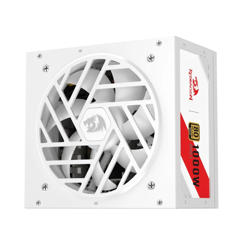 Redragon RGMS-1000W PRO 80+ Gold 1000 Watt Upgraded ATX 3.1 & PCIe 5.1 Fully Modular Power Supply