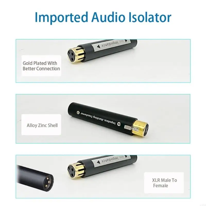 Effective Noise Reductions XLR Audios Isolator For Clear Natural Sound Output 24BB
