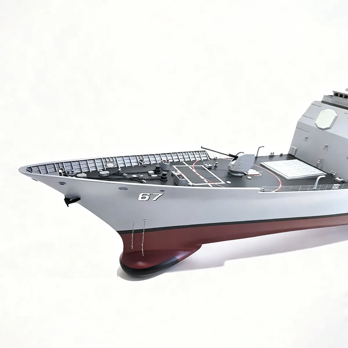 1/100 RC Ships 175cm Dual-motor Ticonderoga-class Remote Control Boat Fiberglass Hull RC Ship Model Ship Toy Warship Model