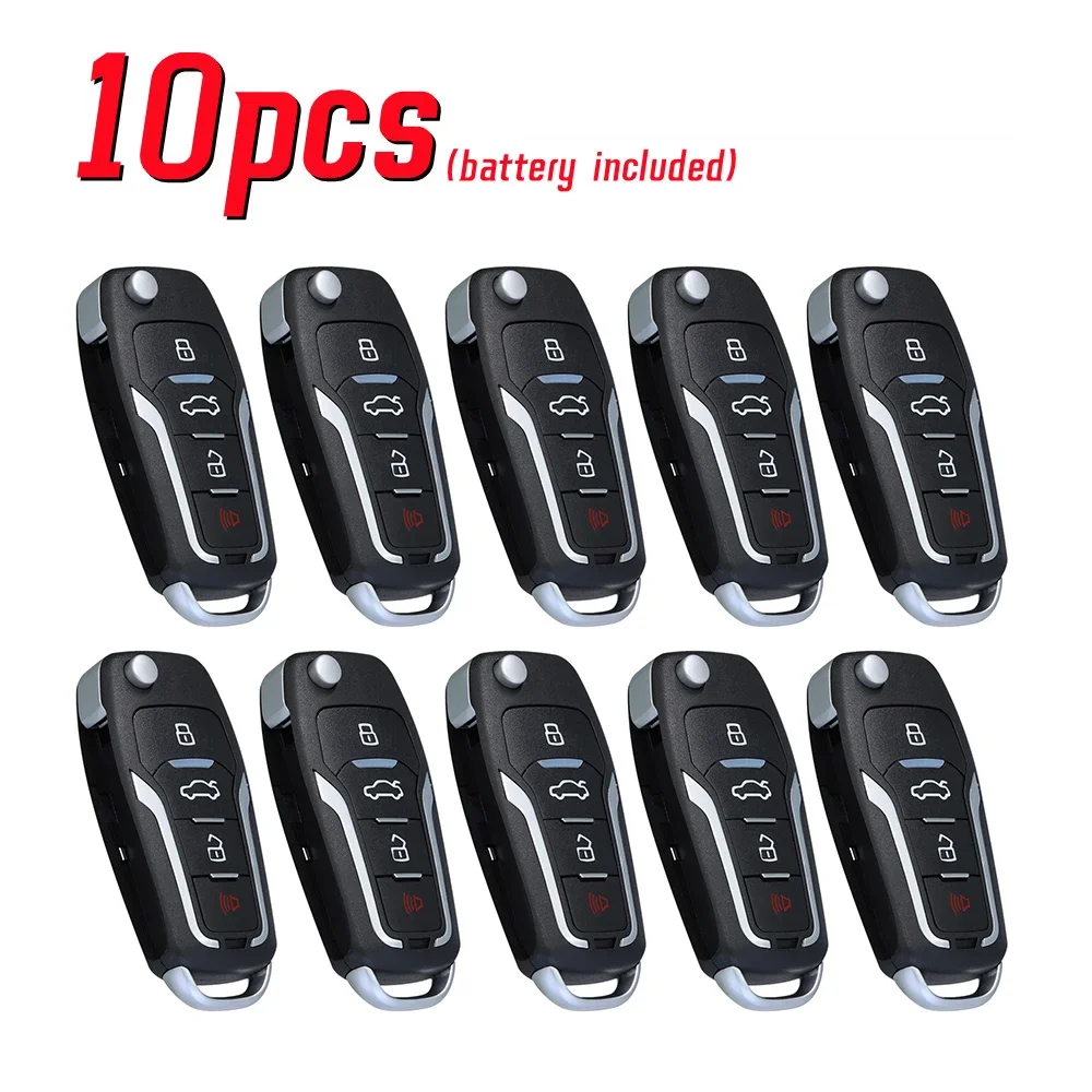 10pcs 433Mhz Fixed Code Remote Duplicator Electric Garage Door Replacement Cloning Cloner Copy Controller Opener 4 Channe