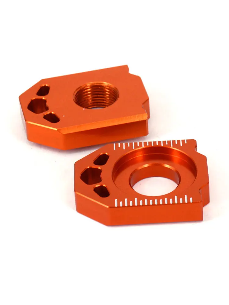 AliExpress JFGRACING Motorcycle CNC Rear Chain Adjuster Axle Blocks For KTM SX SXF XC XCF EXC EXCF XCW XCFW Accessories Dirt Pit Bike Parts Durable