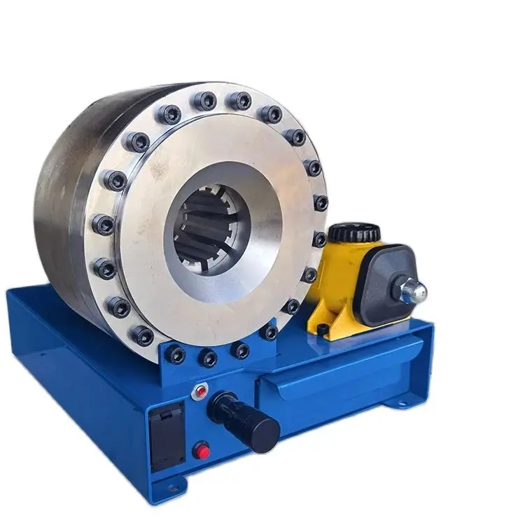 New 35Mpa 50mm Hydraulic Hose Crimper Machine Manual Shrinking Machine High-pressure Oil Pipe Hydraulic Hose Crimping Machine