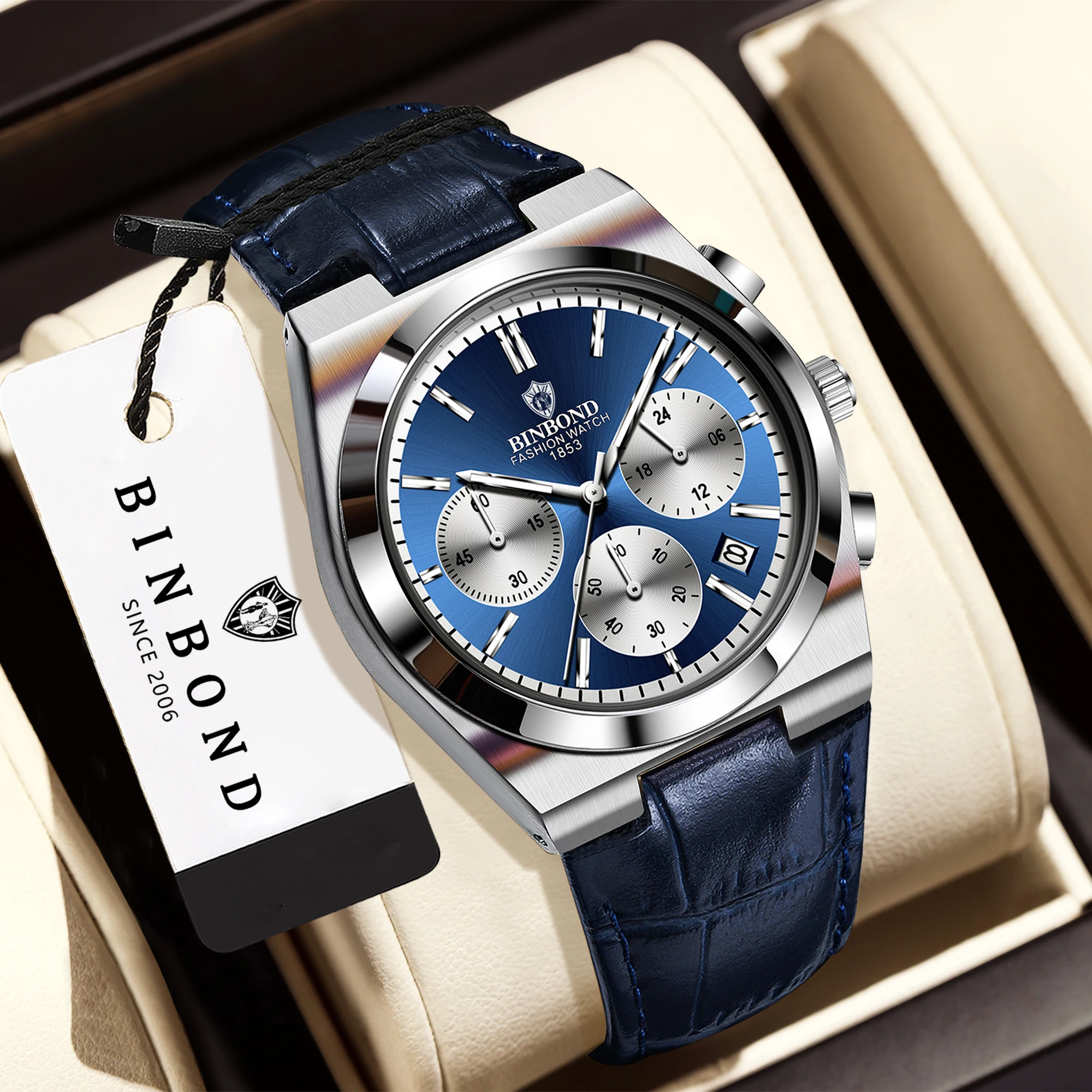 BINBOND Işıklı Kronograf Erkek - Smartwatch Luxury Watches For Men incelemesi ve fiyatı
