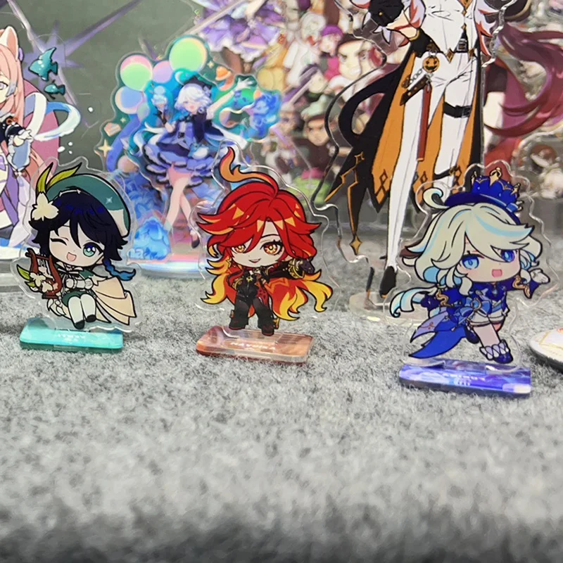 Genshin Impact Furina Nahida Acrilico Cosplay Stand Modello Piastra Figurina Ornamento Figura Accessorio Desktop Moda Regalo Prop