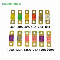 5Pcs ANS FUSE 20A 30A 40A 50A 60A 70A 80A 100A 125A 150A 175A ANL Gold Plated Stud Car Fuses Mini Car Stereo Audio AFS Fuse