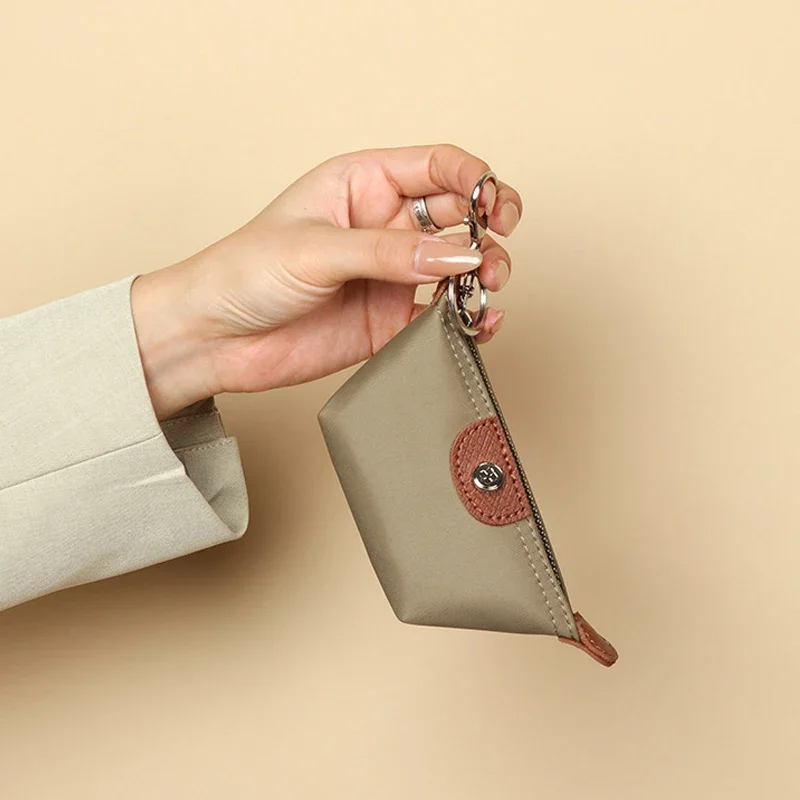 2025 NUEVA Mini billetera para efectivo con monedero con cremallera para mujer, lindas carteras pequeñas, monedero, monedero portátil