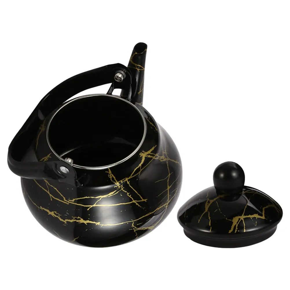 

Marble Kettle Enamel Water Tea Stovetop Kettles Stainless Steel Household Thermal Conductivity Fast Boil Home Hotel Restaurant