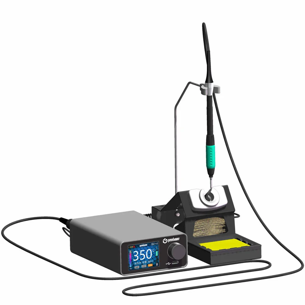 GEEBOON TC22 240W Solder Station Soldering Station Kit + T115 Handle + C115-K Soldering Iron Tip 30W MAX in stock