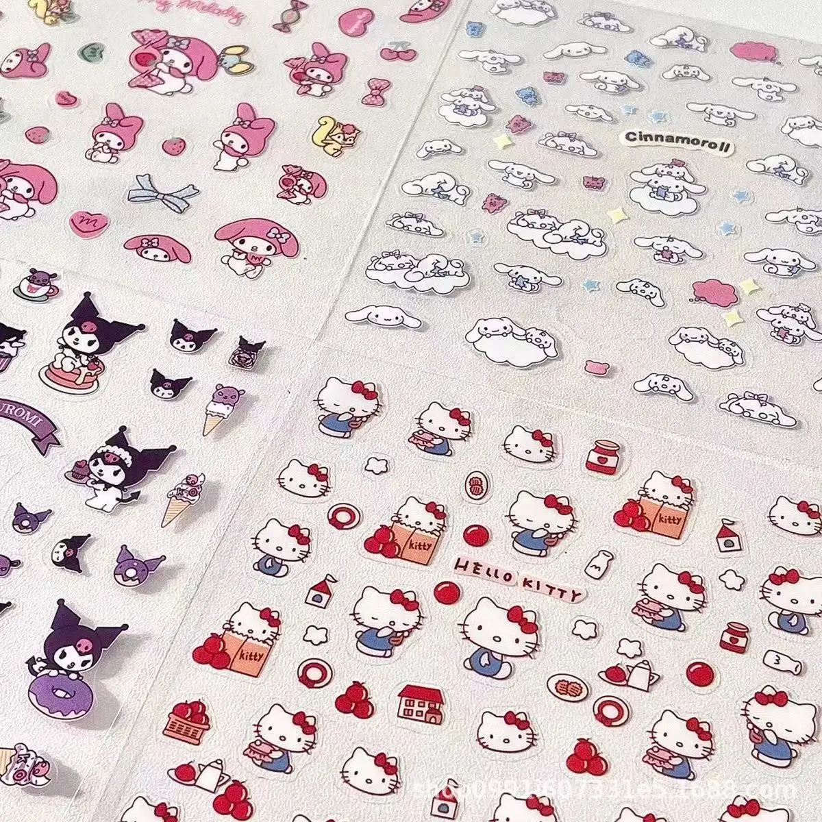 

1 Sheet Cartoon DIY Mobile Phone Decoration Stickers Transparent Waterproof Phone Case Sticker Child Gifts