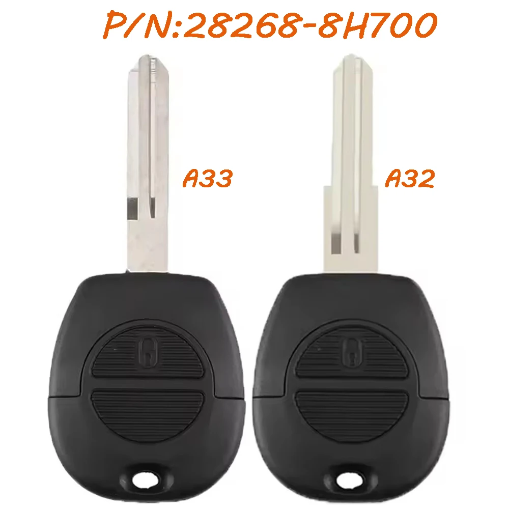 

KEYECU 28268-8H700 433 МГц без чипа дистанционный брелок для Nissan Patrol Navara X-Trail Serena Primera Micra Almera