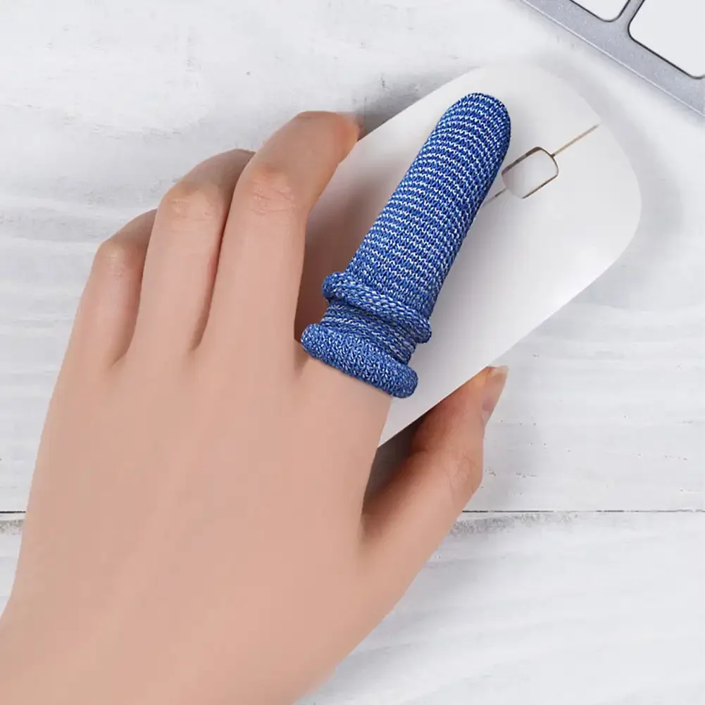 10Pcs Tubular Bandage Finger Roll Finger Toe Sleeves Thumb Protector Breathable Fingertips Protective Cushion Moisture Wicking