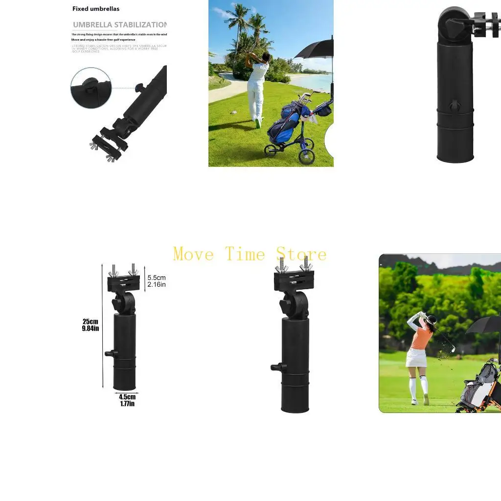 

92ME Adjustable Golf Club Cart Umbrella Holder for Golf Cart, Bike, Stroller, Fishing