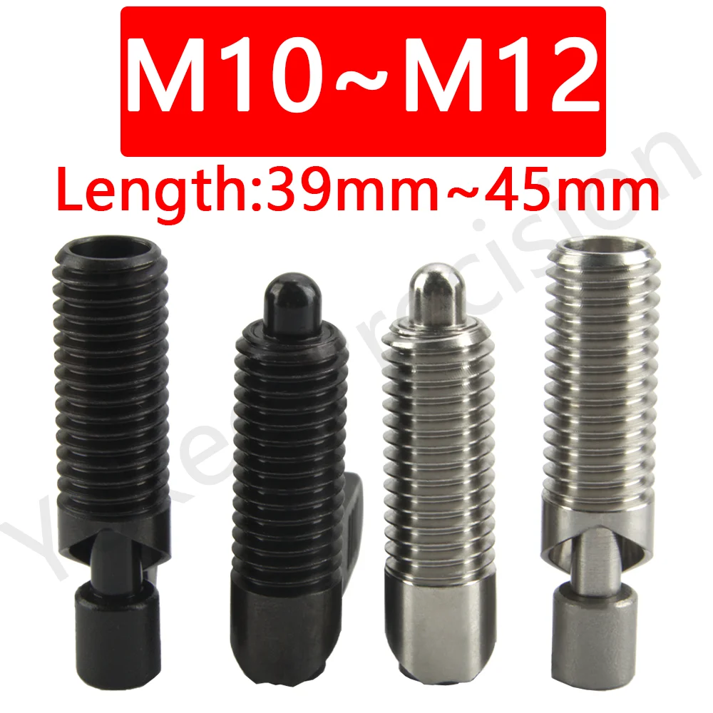 

YK227 Lever type Indexing Plungers M10 M12 L-handle Spring Screw with Pin 180° Position Type Lock Pin L-Handle Index Bolt