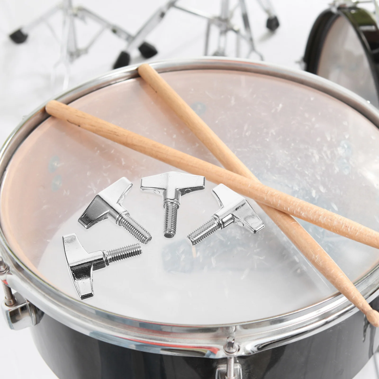 

4pcs Drum Accessories For Cymbal Stand Metal Percussion Instrument Parts Quick Release Drum Set Tools