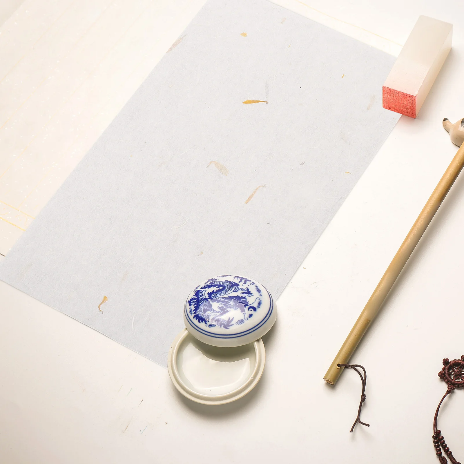 Papier de riz pour calligraphie chinoise Xuan, 20 pièces, pour peinture, écriture, Art Sumi, 19x29cm, tatouage de transfert Flexible Durable fait à la main