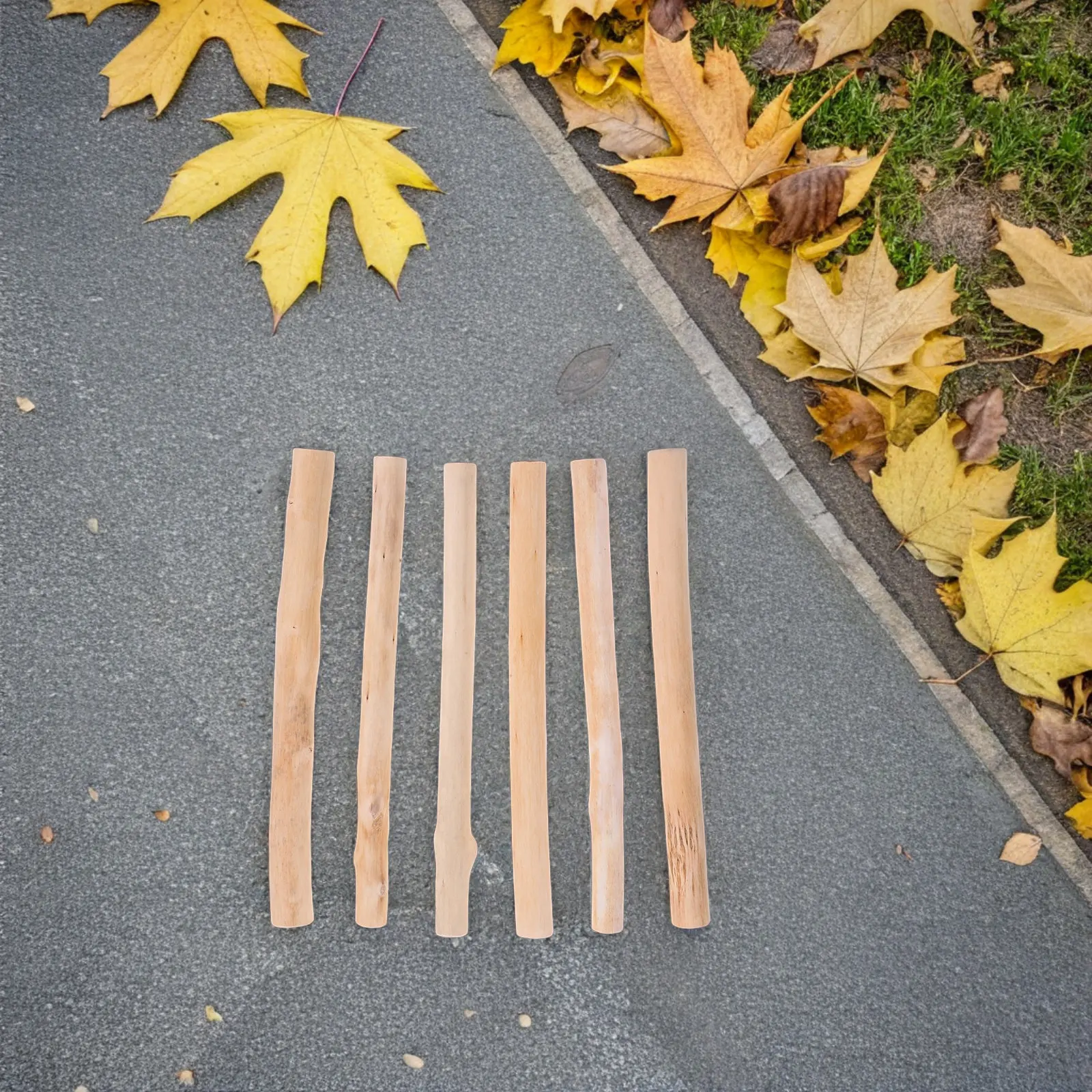 6Pcs Solid Wood Driftwood Logs Rustic Natural Branches for Wall Hanging Garden Fence Decor Driftwood Craft Sticks for Indoor