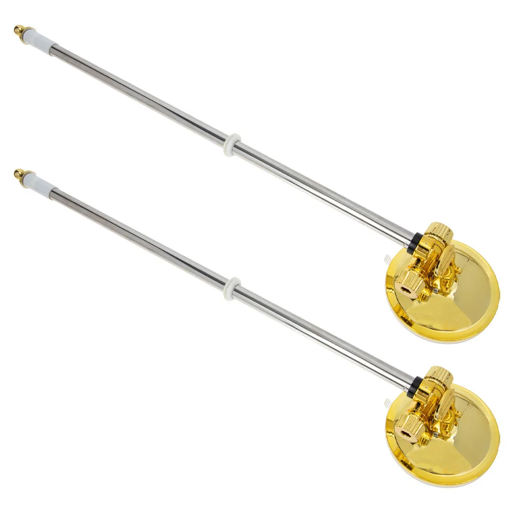 

2Pcs Vehicle Flagpole Holder Suction Cup Base Universal Car Truck Rv Flag Mount for Outdoor Parade Events Flag Pole Stands