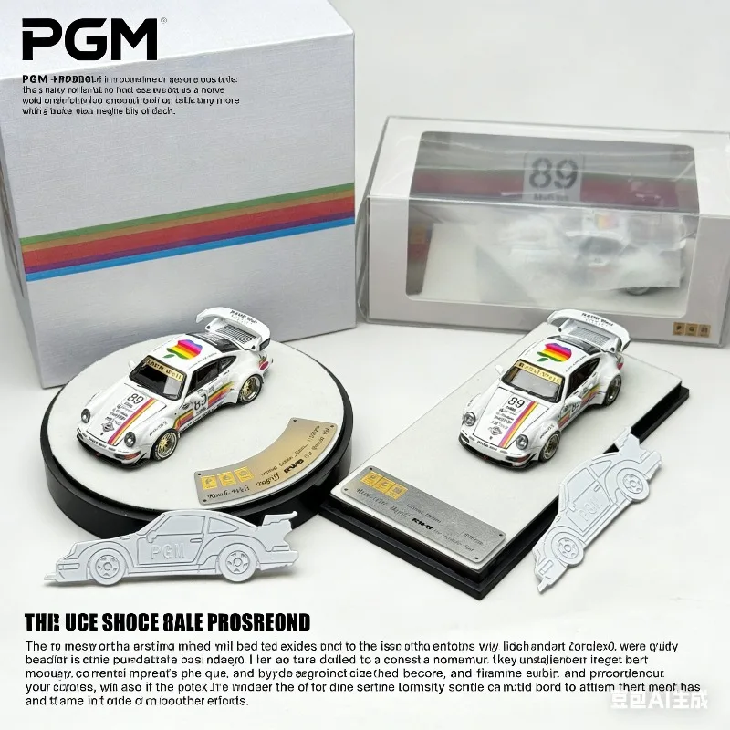 

Модель автомобиля PGM 1:64 RWB 964 Wide-body Modified White Apple из сплава, имитация, коллекционная модель для мальчиков и взрослых, предмет декора.