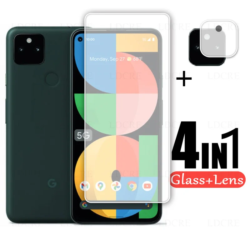 

Закаленное защитное стекло для Google Pixel 5A, 2 шт., зеркальная пленка для камеры Google Pixel 5A, объектив для Google Pixel 6 5A 4A