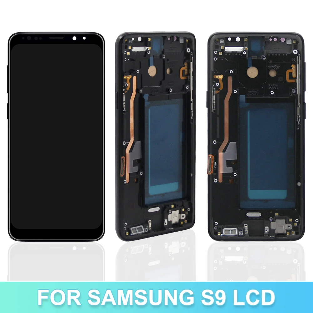 Imagem -05 - Tft para Samsung s9 G960 G960f Display Lcd Tela de Toque com Quadro para Samsung s9 Sm-g960f Display Digitador Peças Reposição