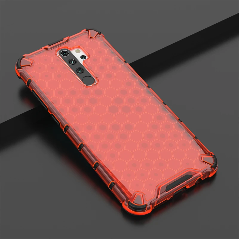 Shockproof Transparent Case For Redmi Note 8 Pro Honeycomb Armor Clear Case For Redmi Note 8 Pro Case Cover For Redmi Note 8 Pro - view 6