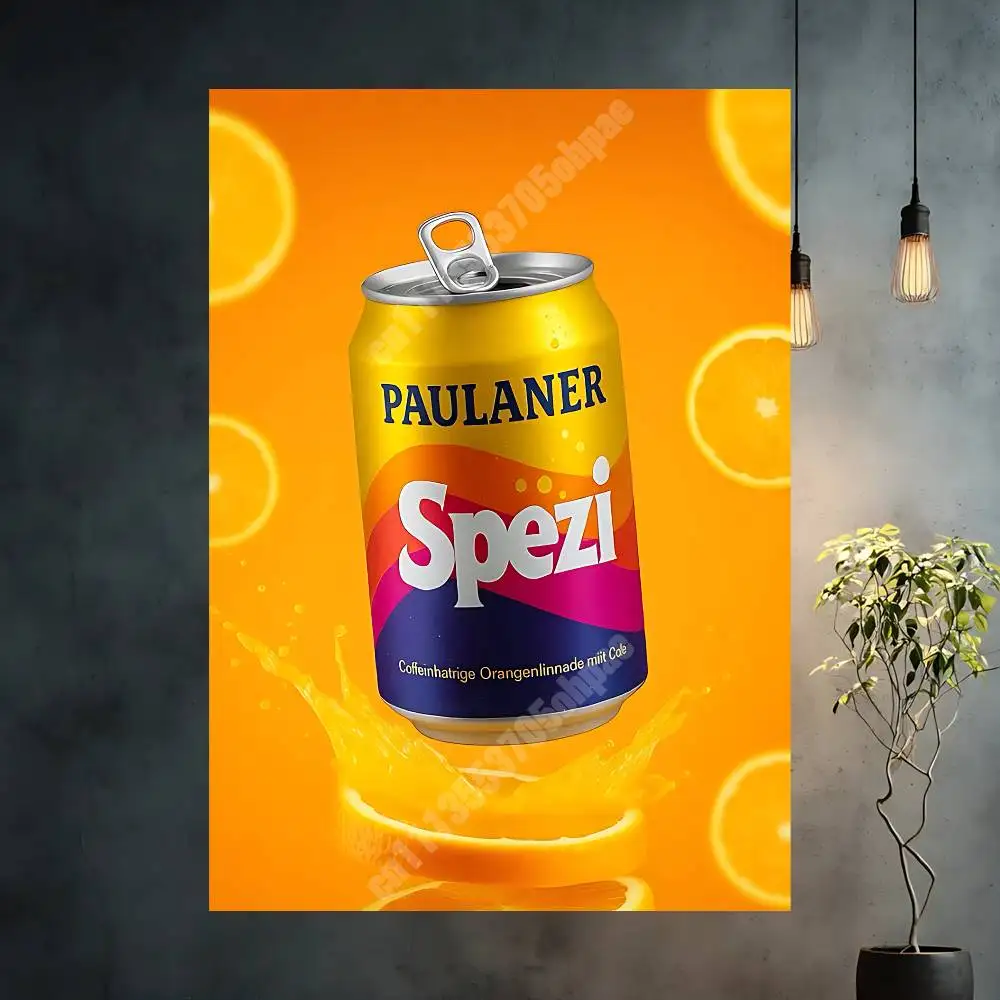 P-Paulaner Beer B-Brewery Munich Spezi Aesthetic Poster Gallery Prints Home Wall Art HD Vibrant Collection