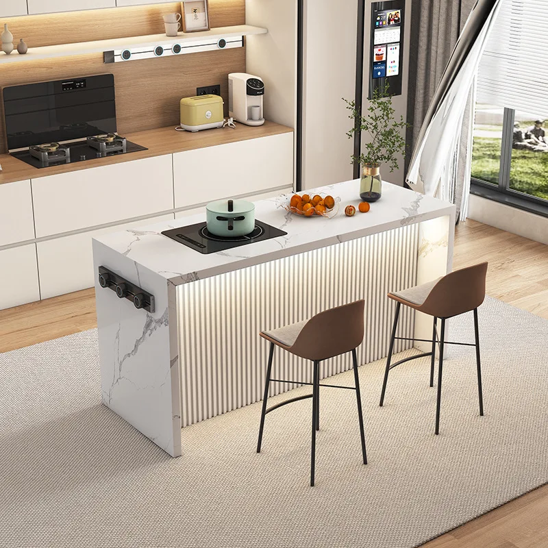 Integrierter kleiner Küchenführer aus Marmor für zu Hause, multifunktional, modern