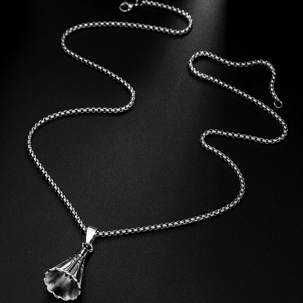 

Badminton Necklace Pendant Jewelry Street Ladies Pendants Dangle Sports Stainless Steel for Women Man