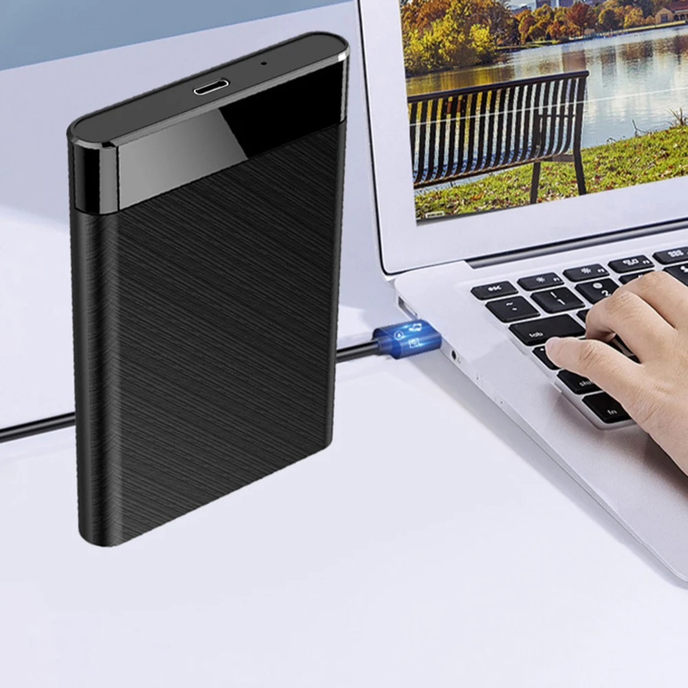 Caja de disco duro móvil USB 3,1 a SATA, caja de disco duro externo Plug and Play con Cable tipo C 3,1, herramienta gratuita para SSD y HDD