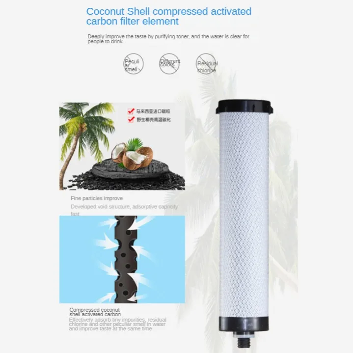 Universal Filter Element Ceramic Core Activated Carbon Removable And Washable Filter12mm 18mm