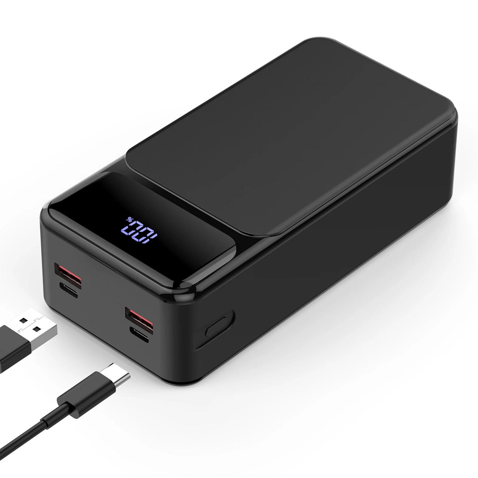 50000mAh Power Bank PD22.5W Batteria esterna portatile a ricarica rapida bidirezionale di grande capacità per iPad iPhone