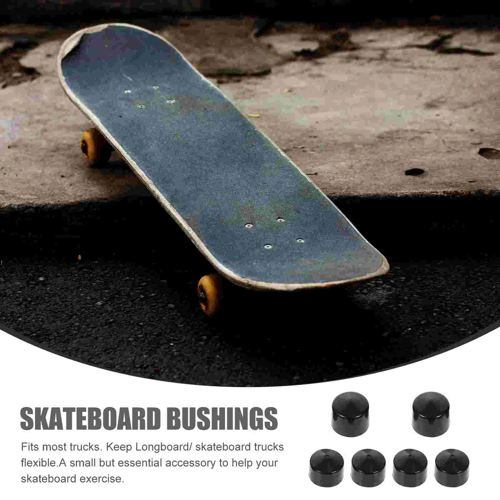 2 Sets Volledige Lijn Van Ondersteuning Hoekpunten Skateboard Bushings Vervangende Longboard Truck Pu